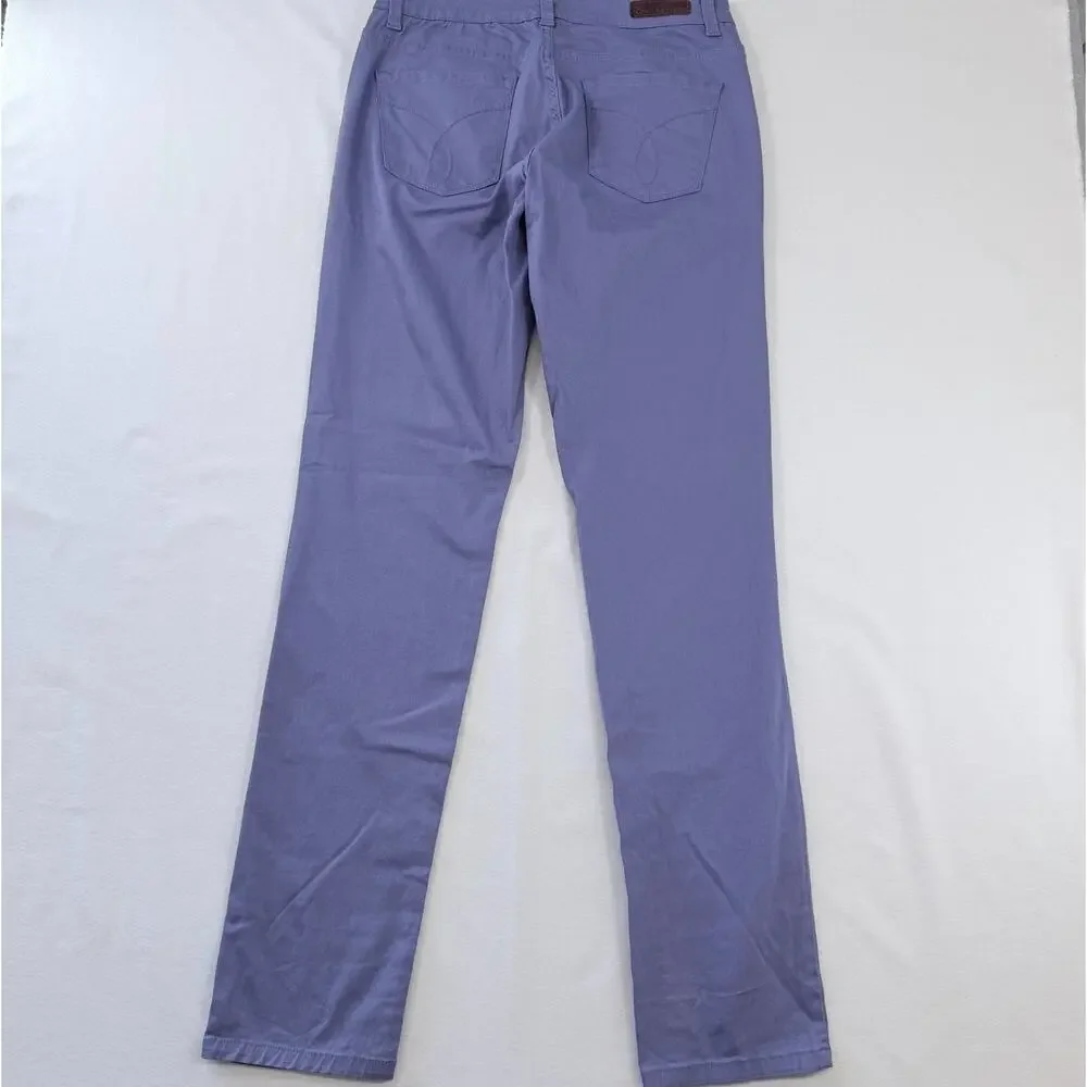Calvin Klein Jeans Women 29/8 Ultimate Skinny Lavender Purple Colored Denim Pant